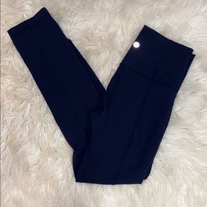 Navy lululemon leggings